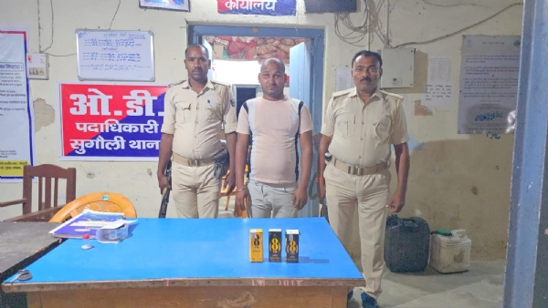 पुलिस गिरफ्त में आरोपी