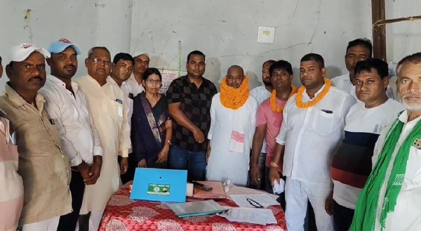 निर्वाचित प्रखंड अध्यक्ष और राजद कार्यकर्ता