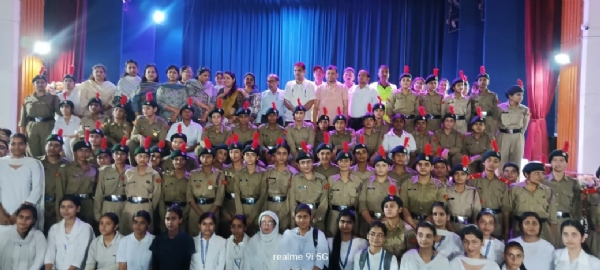 महिला डिग्री कॉलेज गांधी नगर में शुरू हुआ 5 दिवसीय सिविल डिफेंस प्रशिक्षण कार्यक्रम