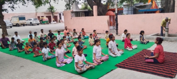 गंगा आरोग्य धाम के तत्वावधान में तीन दिवसीय योग शिविर का शुभारंभ