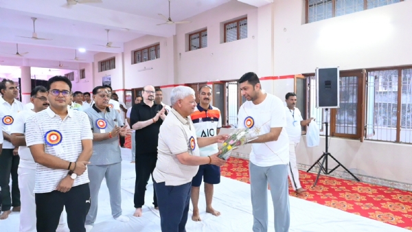 भीलवाड़ा व शाहपुरा में हर्षोल्लास से मनाया गया 11वां अंतरराष्ट्रीय योग दिवस भीलवाड़ा व शाहपुरा में हर्षोल्लास से मनाया गया 11वां अंतरराष्ट्रीय योग दिवस