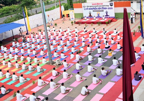 एसएसबी  ने मनाया 11वां अंतर्राष्ट्रीय योग दिवस