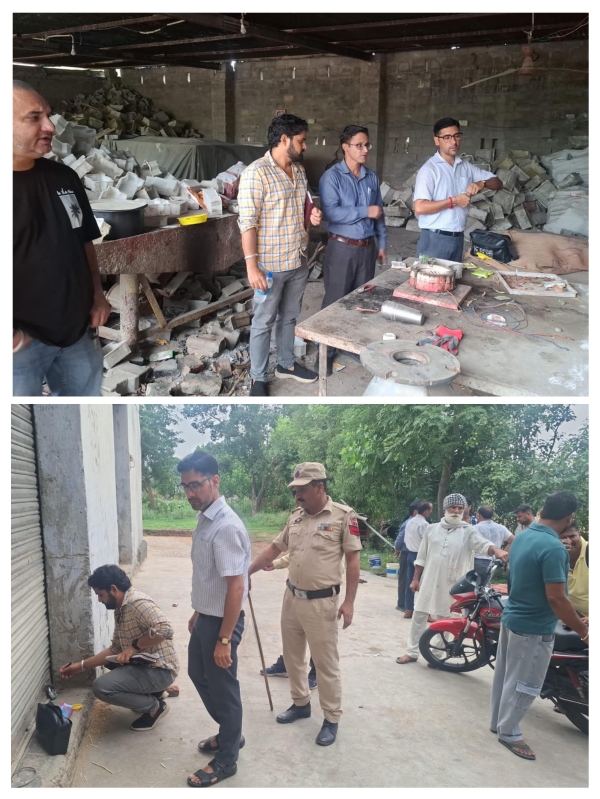Six small scale industrial units violating Pollution Control Board guidelines were sealed