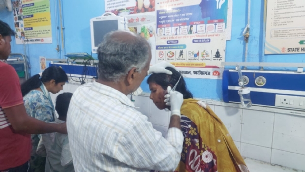 अररिया फोटो:अस्पताल में घायल
