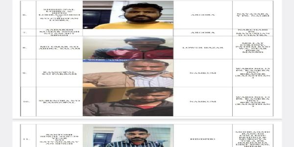 रांची पुलिस ने वर्ष 2024-25 में नशे कारोबार से जुड़े 341 ड्रग पैडलर को भेजा जेल