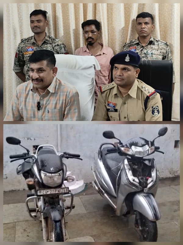 गिरफ्तार चोरी का आरोपी