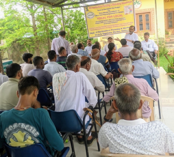 Awareness workshop on PMFME held at Londi in Hiranagar