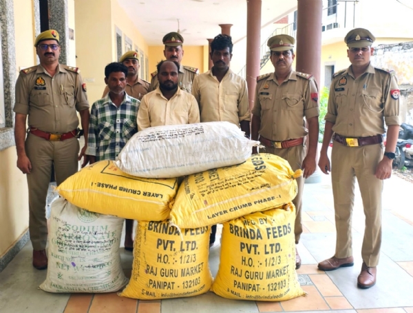 बारादरी पुलिस की गिरफ्त में डोडा छिलका तस्करी के तीन आरोपी