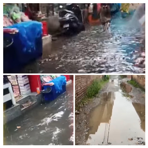The entire city was submerged due to just 2 hours of rain