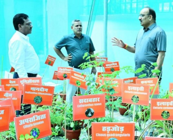 उद्यान मंत्री दिनेश प्रताप सिंह