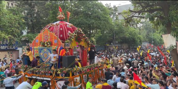 महाप्रभु जगन्नाथ की 58वीं रथयात्रा की तस्वीर