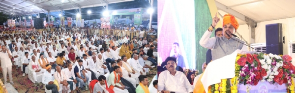 मुख्यमंत्री डॉ. मोहन यादव ने दंदरौआ धाम (जिला भिण्ड) मेहगॉव में आयोजित किसान एवं रोजगार सम्मेलन एवं लोकार्पण भूमि-पूजन कार्यक्रम को संबोधित किया।