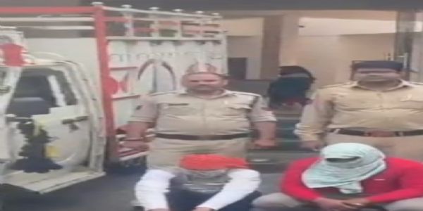 राजगढ़ःटायर चोरी के मामले में दो गिरफ्तार, दस लाख का मशरुका बरामद