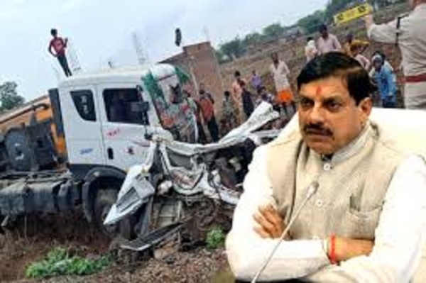मुख्यमंत्री डॉ. यादव ने झाबुआ सड़क हादसे पर जताया दुख