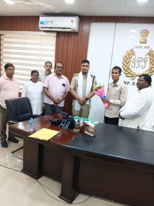 हयूमन राइट्स एसोसिएशन ने एसपी को दी शुभकामनाएं