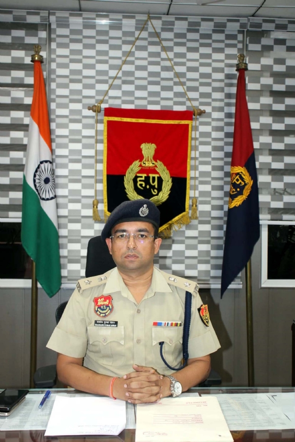 पुलिस अधीक्षक शशांक कुमार सावन
