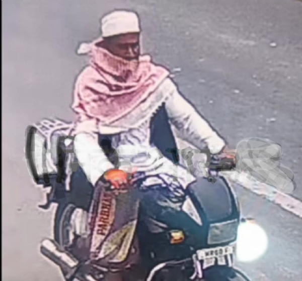 सीसीटीवी कैमरे में कैद भिखारी आरोपी