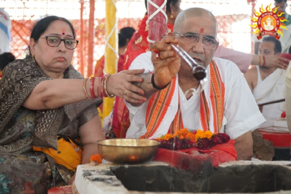राम मंदिर में प्राण प्रतिष्ठा के दूसरे दिन हुए विभिन्न अधिवास और विग्रहों का हुआ भ्रमण