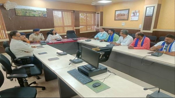 ग्वालियरः कलेक्टर- एसएसपी ने भीम आर्मी के पदाधिकारियों से की चर्चा