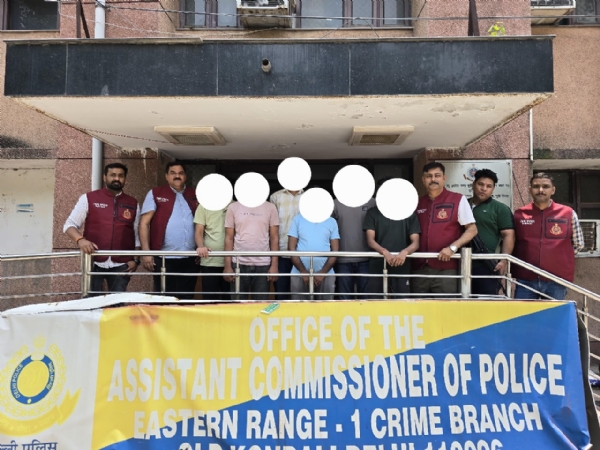 कैंसर की नकली दवा में पकड़े गए आरोपितों की फोटो