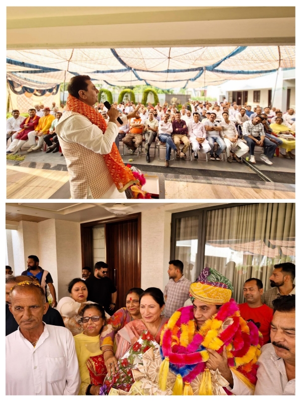 Jasrotia was given a rousing welcome on reaching Kathua after being appointed Chief Whip