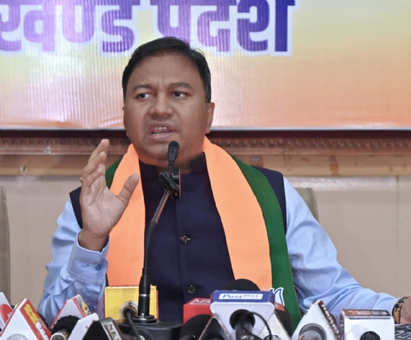 भाजपा नेता अजय साह की तस्वीर