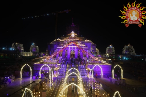 श्री राम जन्मभूमि में श्री राम दरबार सहित आठ देवालयों में देव विग्रहों की आज होगी प्राणप्रतिष्ठा