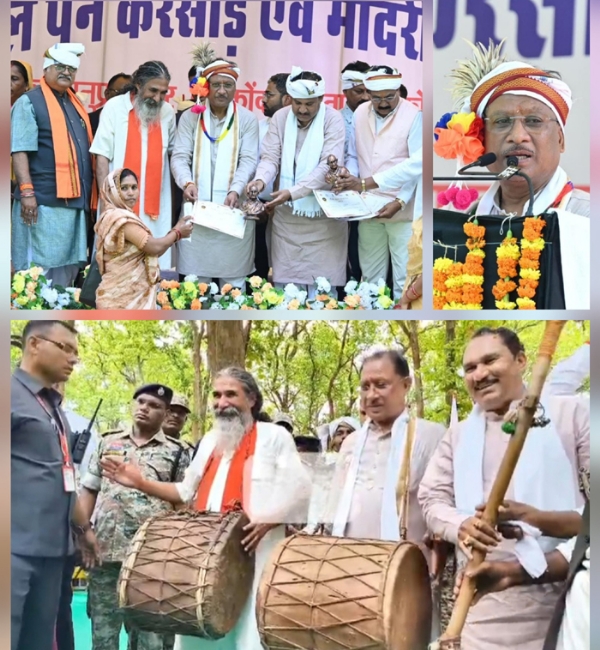 मुख्यमंत्री बुढालपेन करसाड़ एवं मांदरी महोत्सव में हुए शामिल