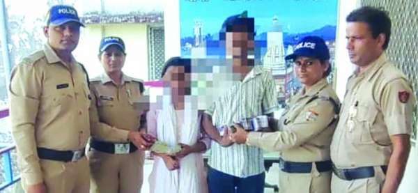 पुलिस गिरफ्त में आरोपित