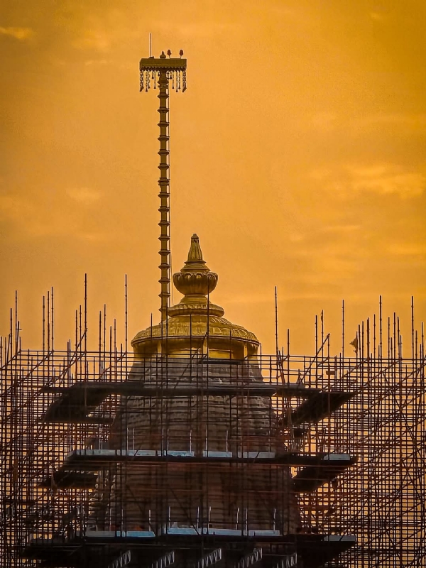 श्री राम जन्मभूमि में श्री राम दरबार सहित आठ देवालयों में देव विग्रहों की आज होगी प्राणप्रतिष्ठा
