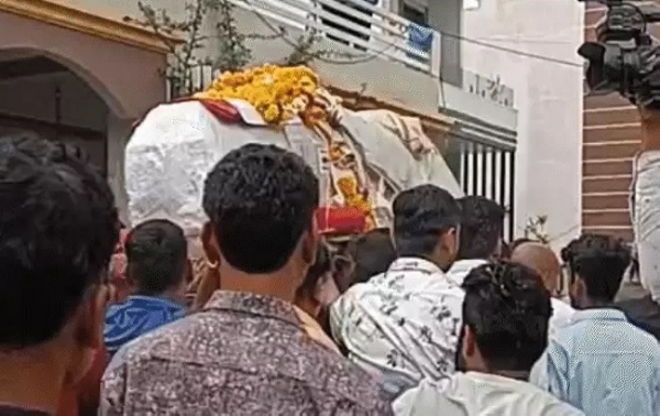 मेघालय से इंदौर के युवक का शव घर पहुंचा
