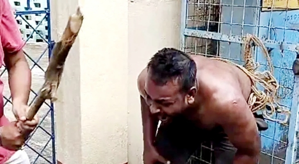 चोर होने के संदेह में नदिया में व्यक्ति की सामूहिक पिटाई।