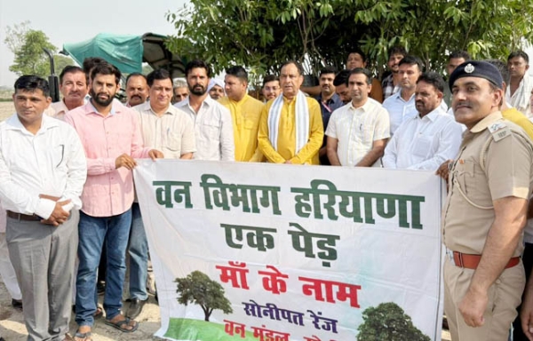 सोनीपत:  पर्यावरण दिवस पर संदेश देते हुए भाजपा प्रदेशाध्यक्ष मोहन लाल बडौली