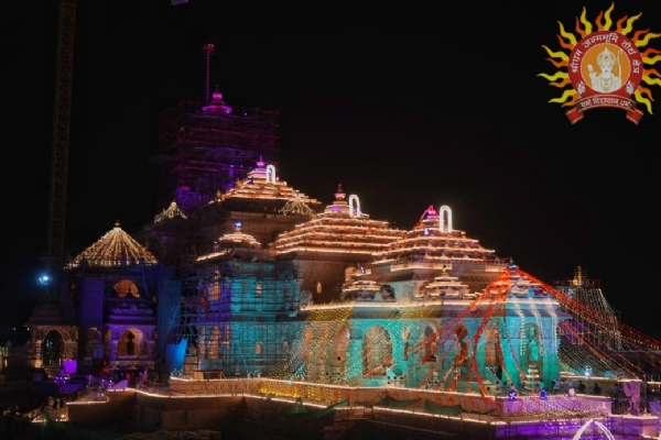 श्री राम जन्मभूमि में श्री राम दरबार सहित आठ देवालयों में देव विग्रहों की आज होगी प्राणप्रतिष्ठा