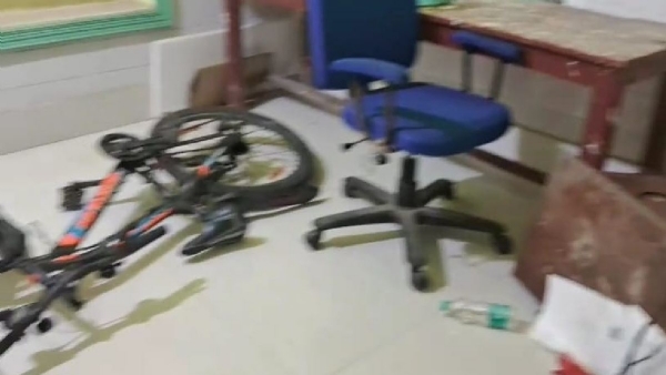 लालबाग में नर्सिंग होम में तोड़फोड़