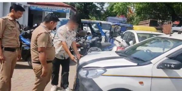 हूटर बजाकर सड़कों पर दबंगई दिखाने वाले 244 चालकों पर कार्यवाही