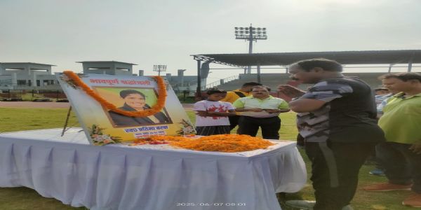 हॉकी कोच प्रतिमा बारवा की दी गई श्रद्धांजलि