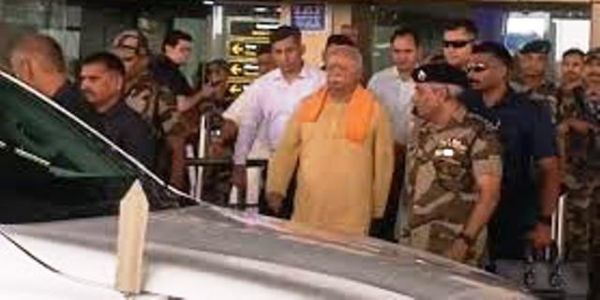 कानपुर प्रवास पर पहुंचे सरसंघचालक, प्रशिक्षण वर्ग को देंगे उद्बोधन