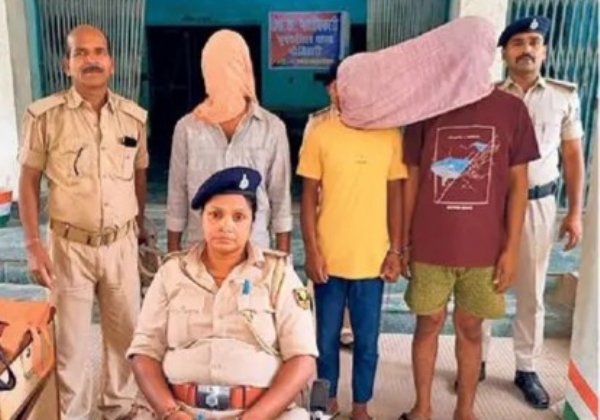स्वर्ण व्यवसायी को लूटने वाले अपराधी पुलिस गिरफ्त मेंं
