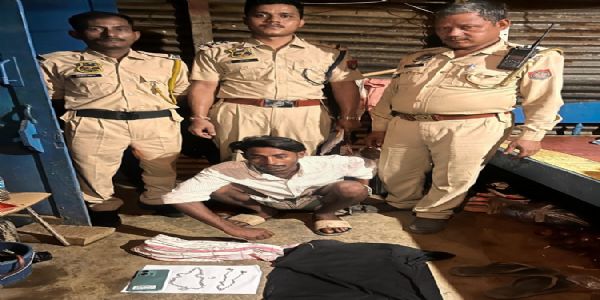 चोरी के मामले में शामिल एक आरोपित गिरफ्तार
