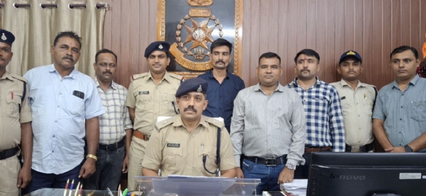 दमोह-55 किलो गांजा जप्त आरोपी गिरफतार दमोह पुलिस की कार्यवाई