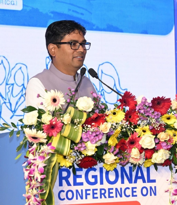 सुशासन पर आयोजित दो दिवसीय क्षेत्रीय सम्मेलन के उद्घाटन सत्र को संबोधित करते हुए वित्त मंत्री ओ.पी. चौधरी