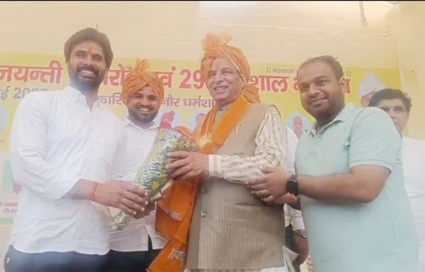 सोनीपत:गन्नौर की प्रजापति धर्मशाला में गुरु दक्ष प्रजापति समारोह में भाजपा  प्रदेशाध्यक्ष मोहन लाल बडौली
