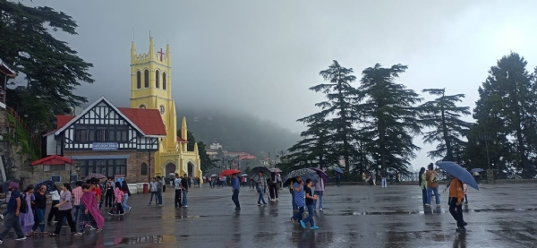शिमला में वर्षा