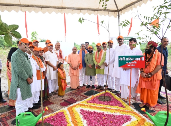 हमने आठ साल में लगाए 204 करोड़ पौधे, 5 लाख एकड़ में हुआ वनाच्छादन : योगी आदित्यनाथ
