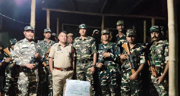 असमः भारत-भूटान सीमावर्ती इलाके से एसएसबी एवं पुलिस द्वारा जब्त गांजा
