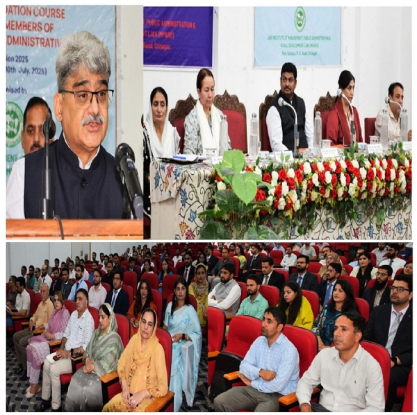 मुख्य सचिव ने अधिकारियों से ईमानदारी, व्यावसायिकता के उच्चतम मानकों को बनाए रखने का किया आह्वान