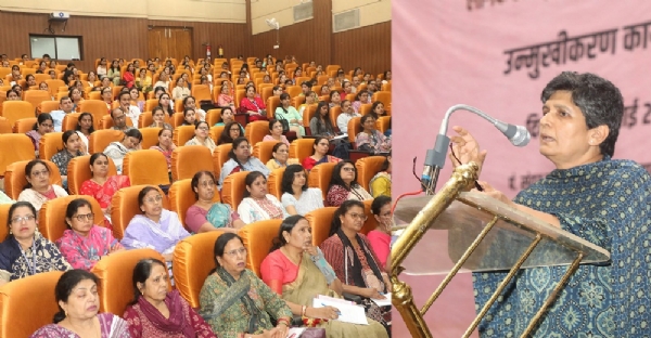 मध्य प्रदेश राज्य महिला आयोग की कार्यशाला में सोनाली मिश्रा