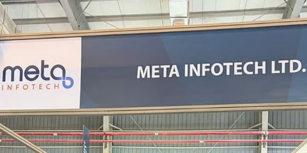 स्टॉक मार्केट में मेटा इंफोटेक की धमाकेदार एंट्री, प्रीमियम लिस्टिंग के बाद लगा अपर सर्किट