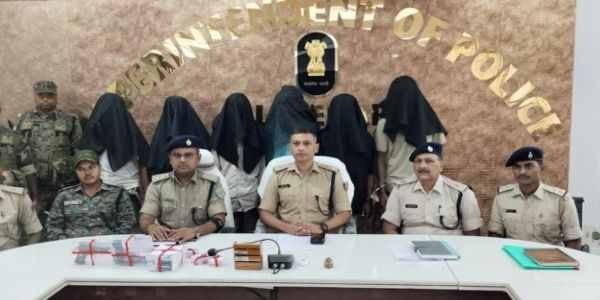 कुख्यात अपराधी गिरोह के छह अपराधी गिरफ्तार